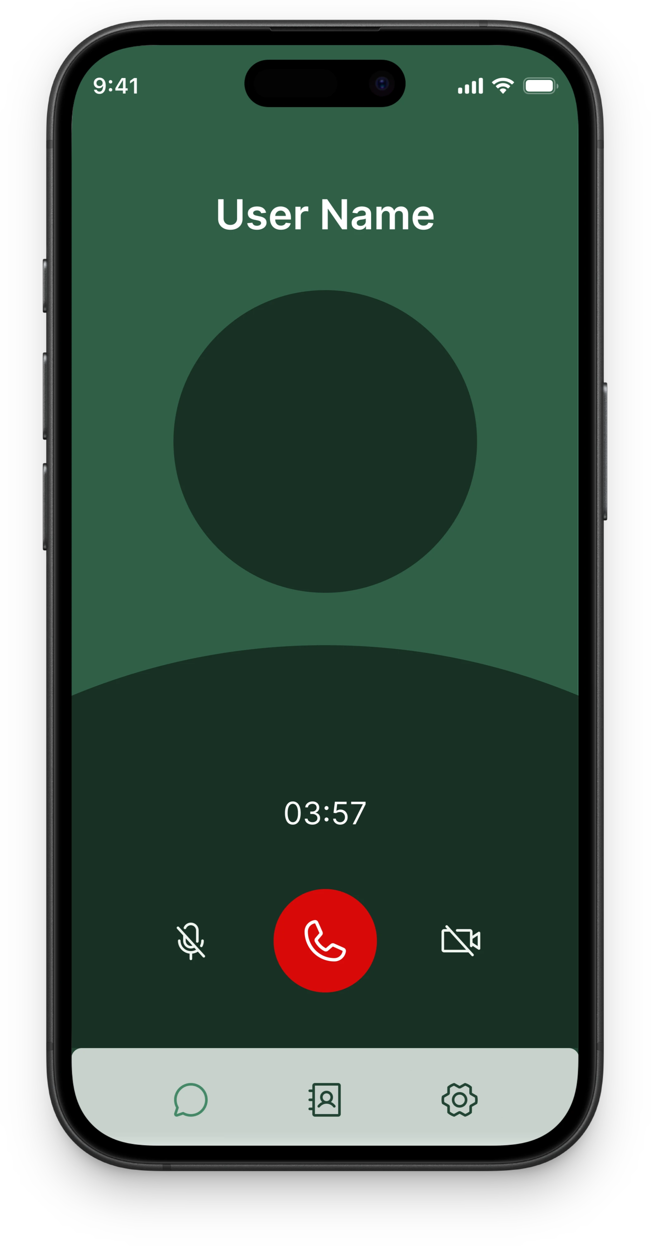 Databag app interface showcase