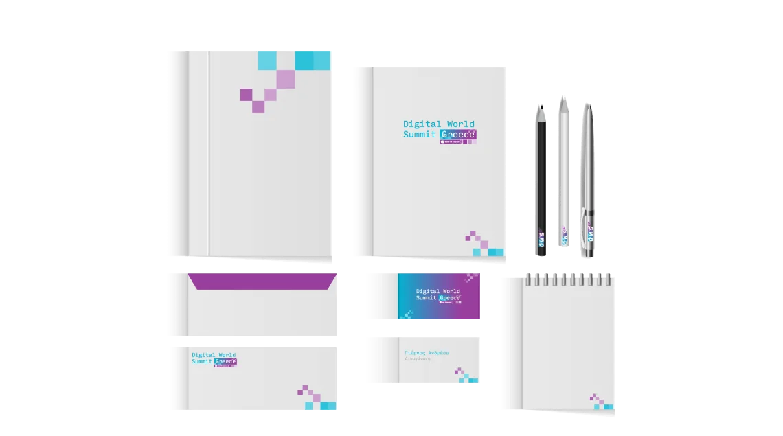 Digital World Summit Greece branding showcase image 7