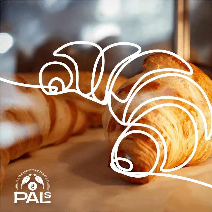 Pals Coffee and Food brand identity showcase