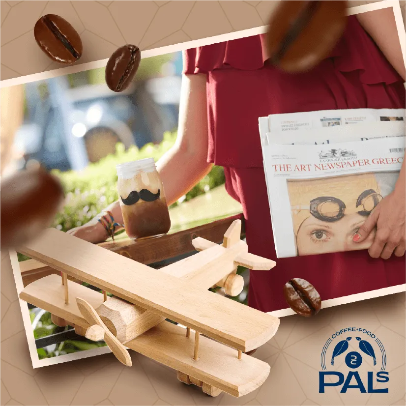 Pals Coffee and Food brand identity showcase