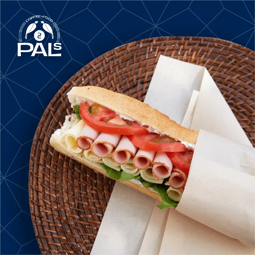 Pals Coffee and Food brand identity showcase