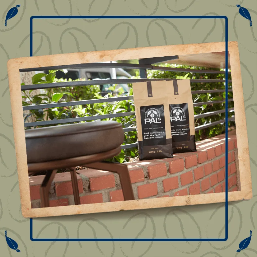 Pals Coffee and Food brand identity showcase